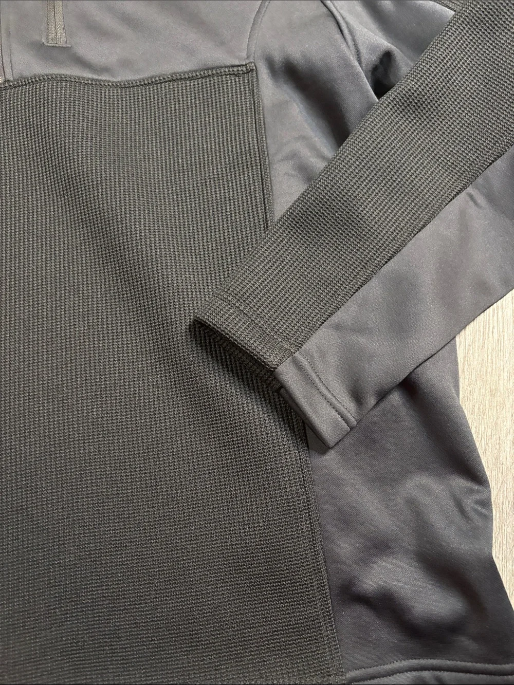 Spyder Men’s Black Quarter-Zip Performance Pullover